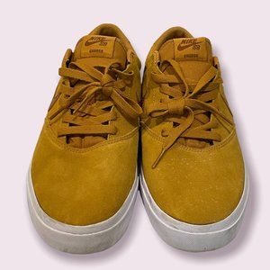 Nike SB Charge Suede Skate Shoe - Yellow, Size 11